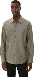 Theory Men's Weekend Shirt in Spun Flannel