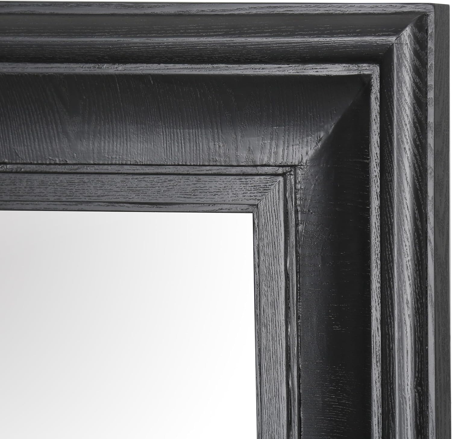 SAFAVIEH Couture Collection - Kaya Black Wood Rectangle Mirror
