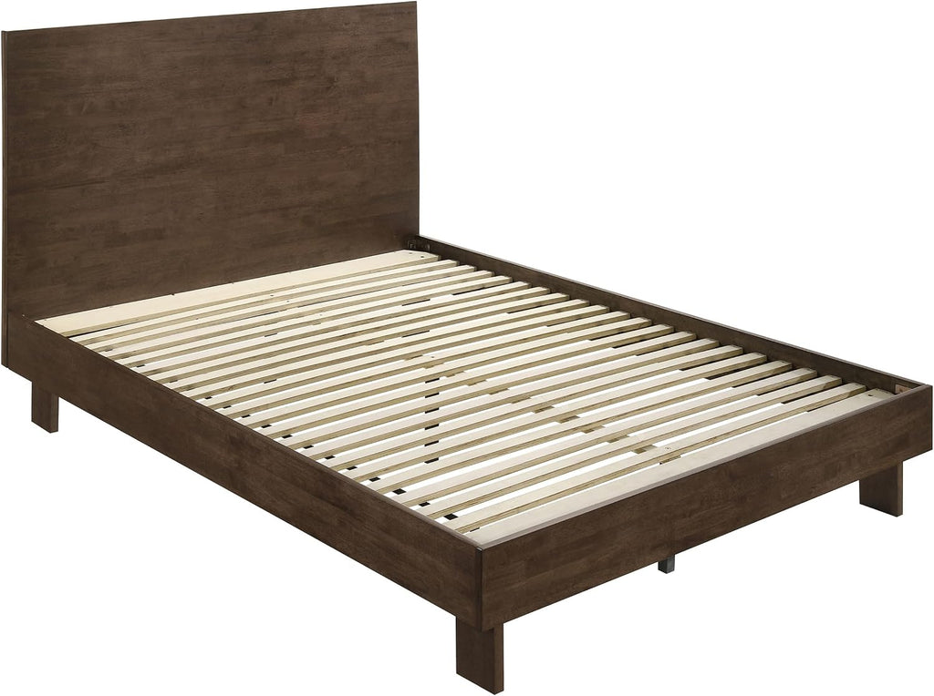 Coaster Home Furnishings Glenwood Transitional 5-Piece Bedroom Set Queen Size Panel Bed Frame 48-inch Headboard Warm Brown 225011Q-S5
