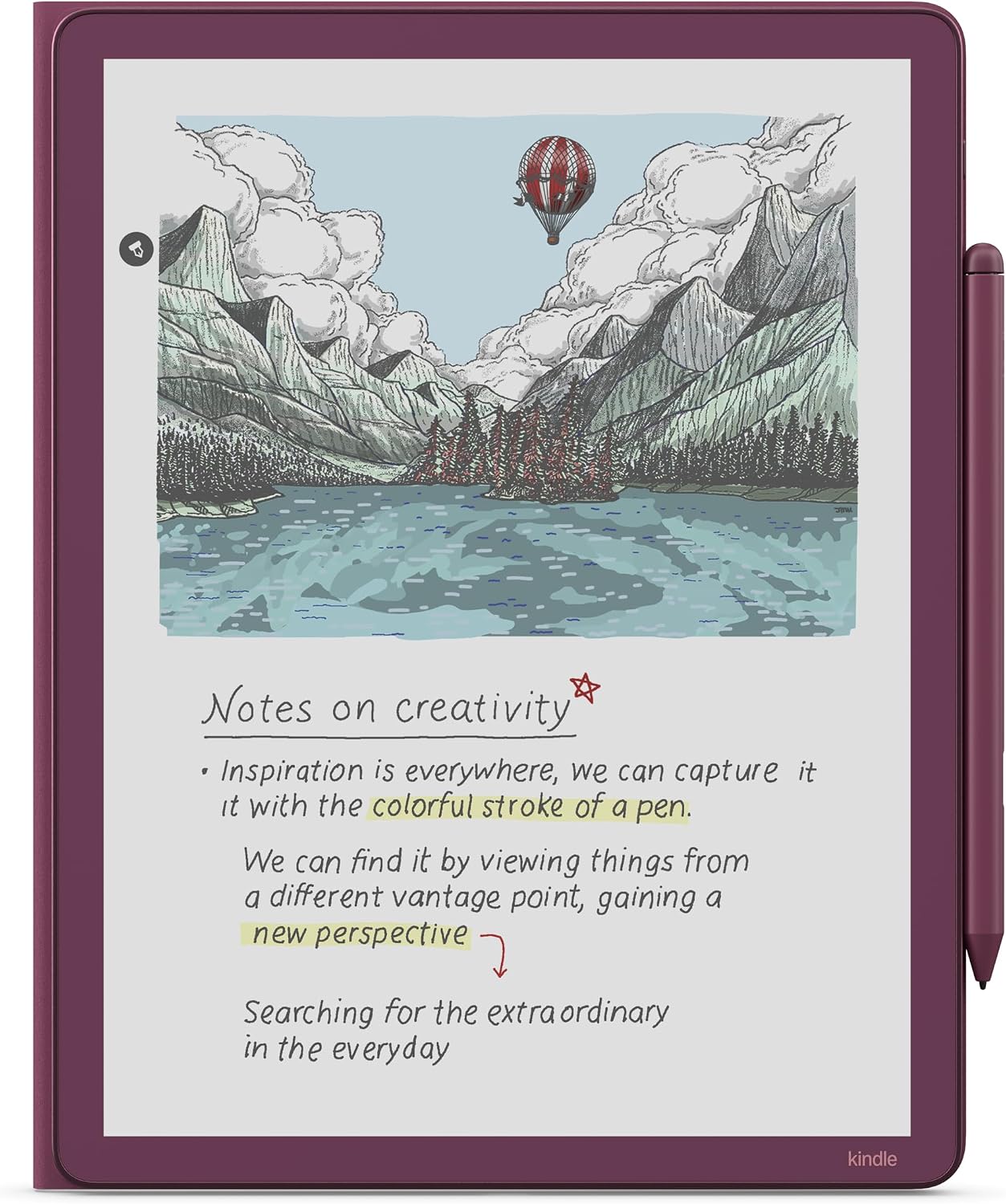 Introducing Amazon Kindle Scribe Executive Folio Cover with Magnetic Attach, Sleek Protective Case - Premium Leather