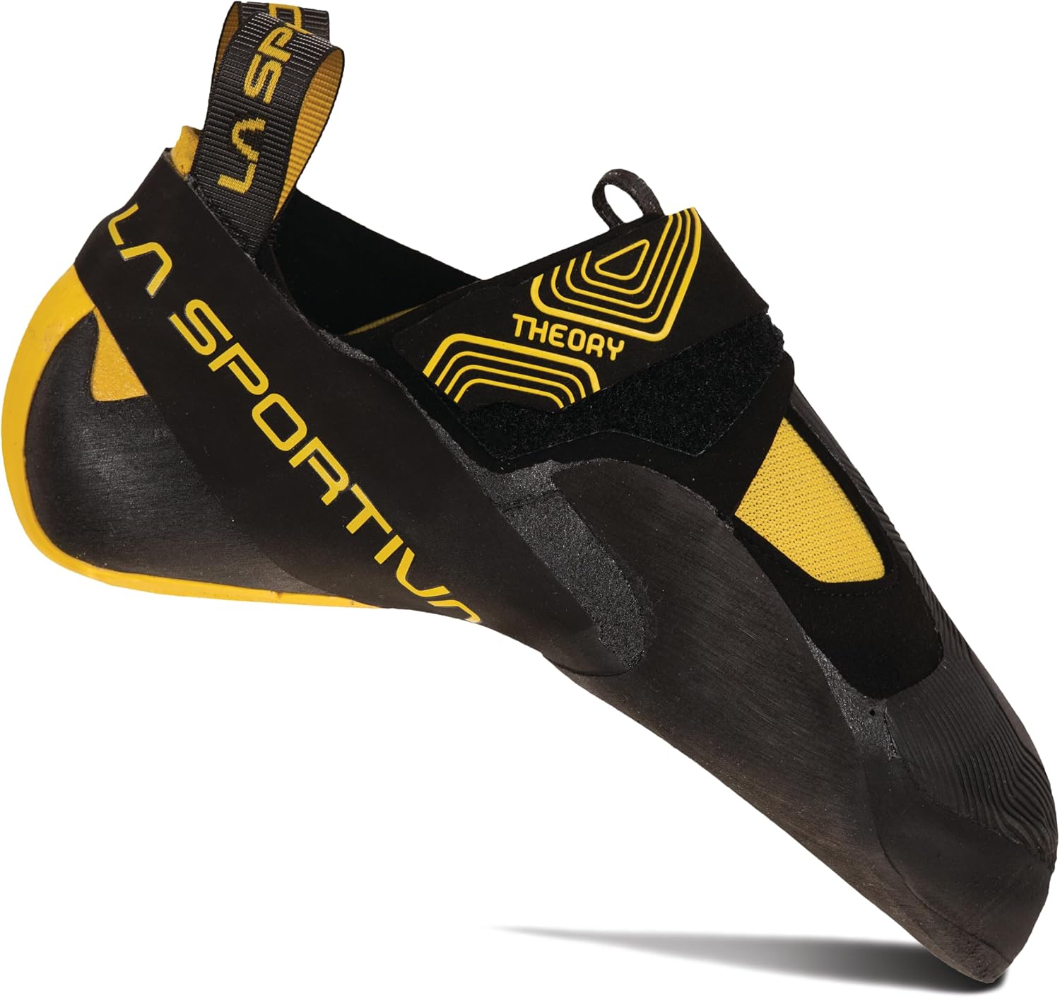 La Sportiva Mens Theory Performance Rock Climbing Shoes, Yellow/Black, 10.5