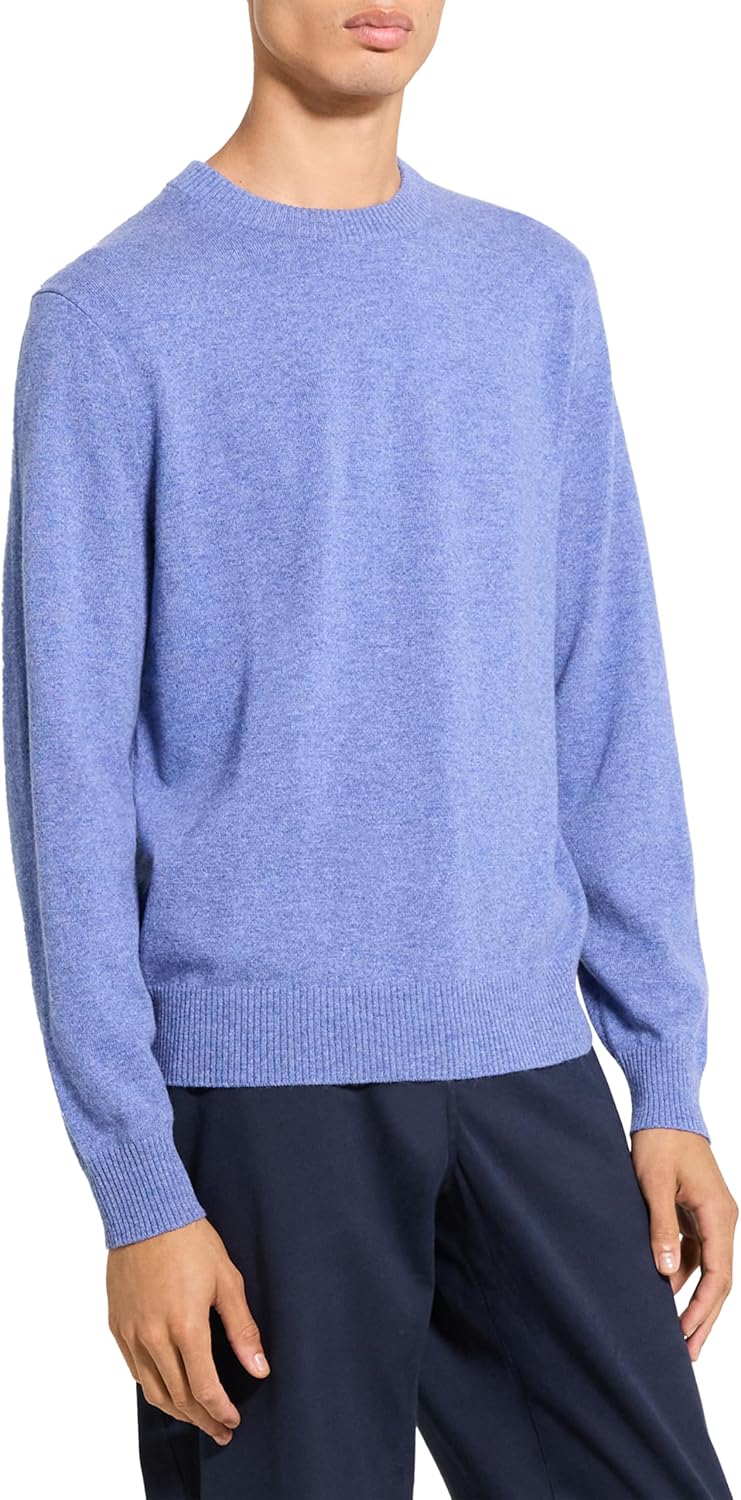 Theory Men's Hilles Crew Neck Sweater in Cashmere