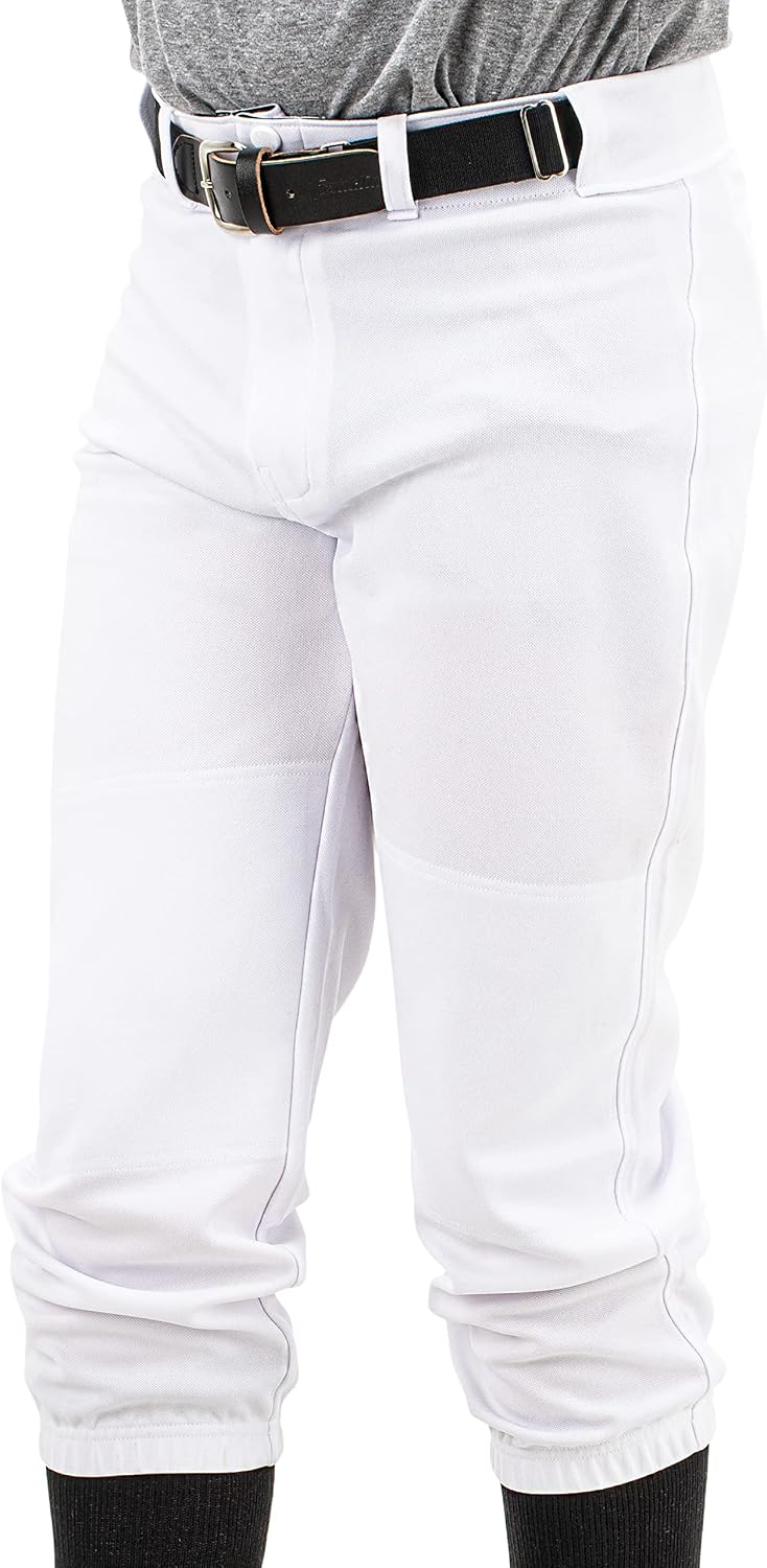 Franklin Sports Youth Baseball + Softball Pants - Knee High Pants for Boys + Girls Knicker Style with Belt Loop