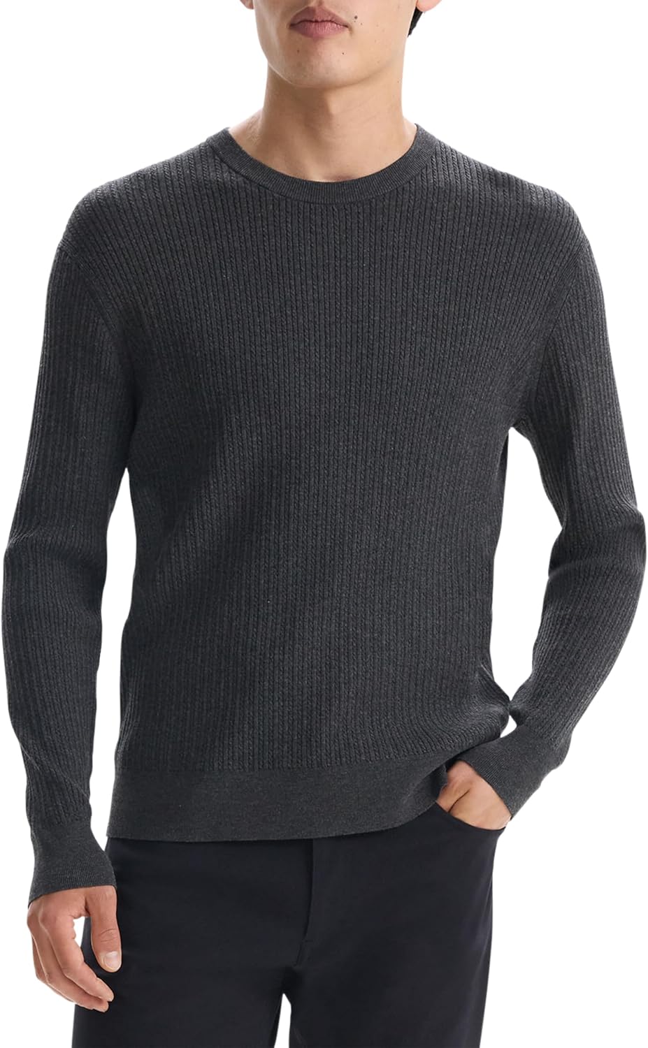 Theory Men's Riland Rib in Light Bilen