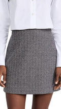 Theory Women's Abbot Knit High-Waisted Mini Skirt