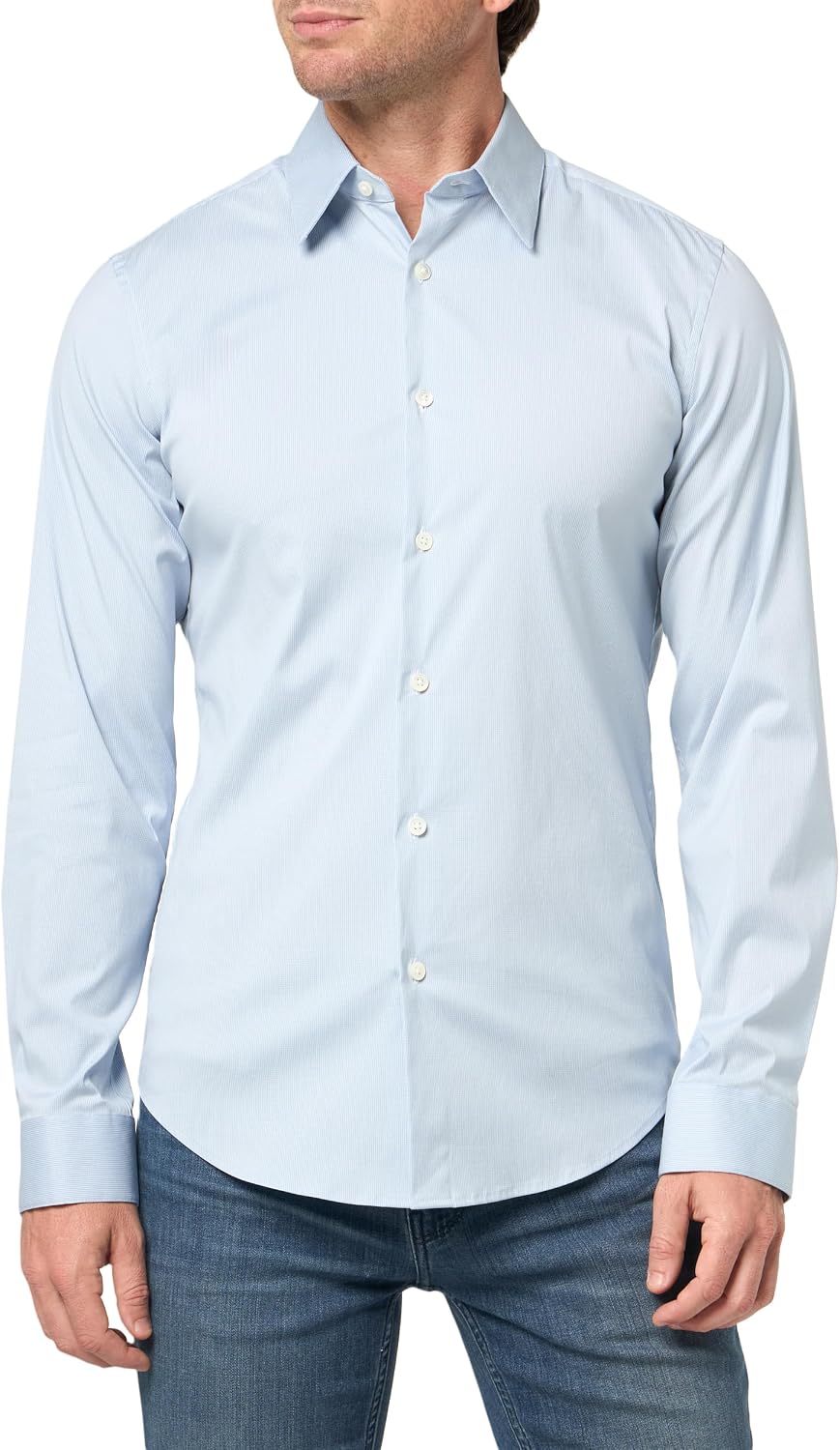 Theory Men's Sylvain Shirt in Structure Knit
