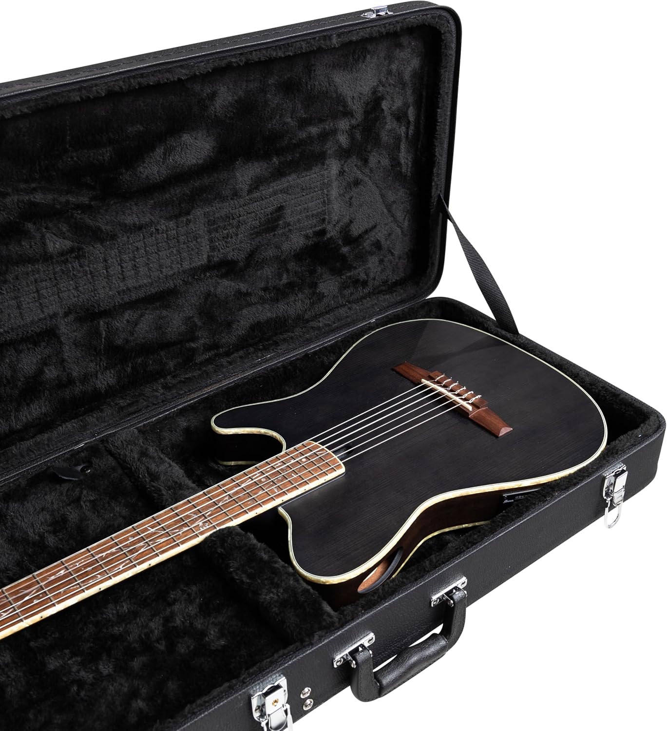 Gator Cases Hard-Shell Wood Case for the Ibanez Tim Henson TOD and FRH Nylon String Guitars; (GWE-TODFRHN)