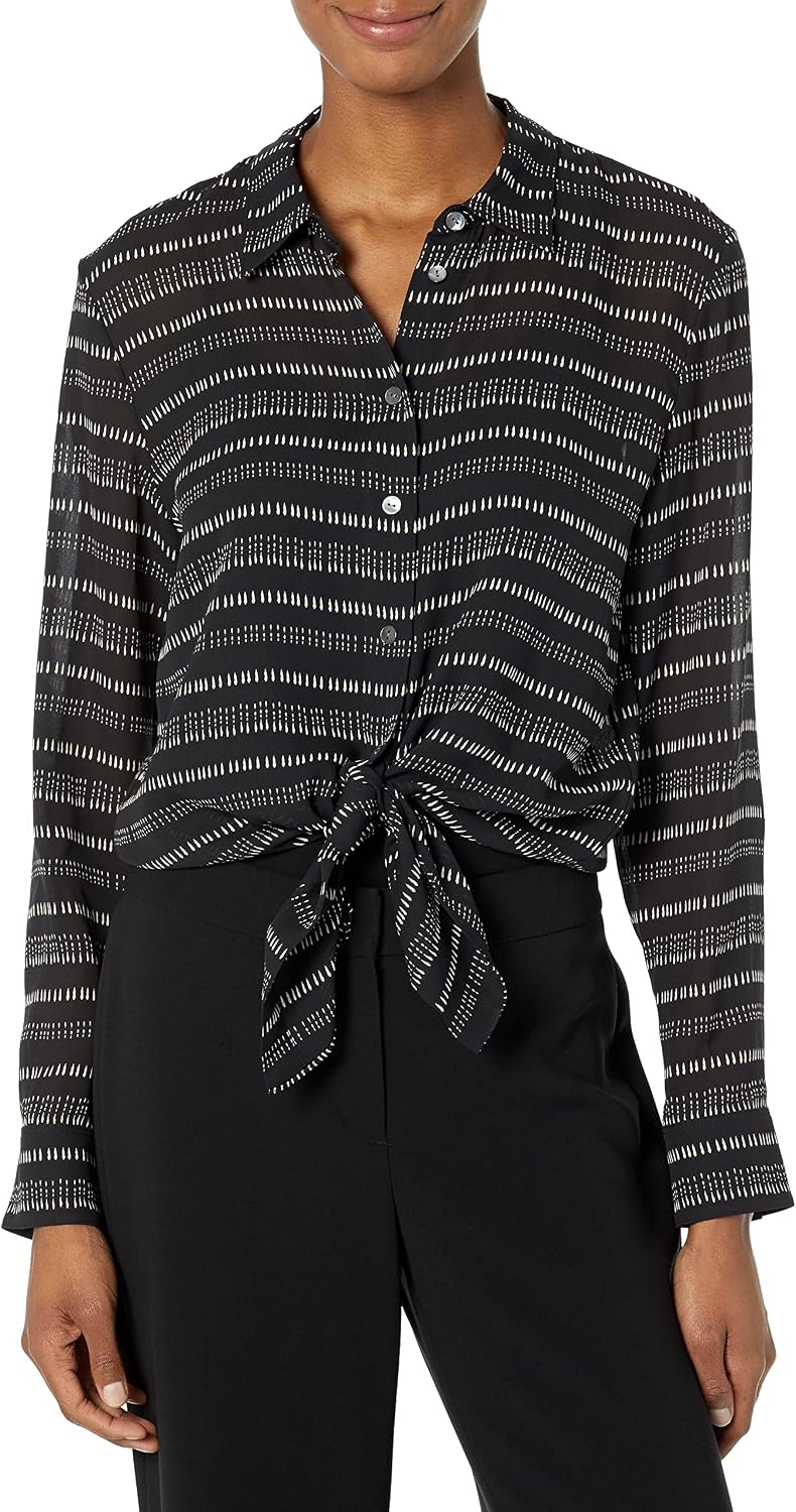 Theory Women's Tie-Waist Blouse