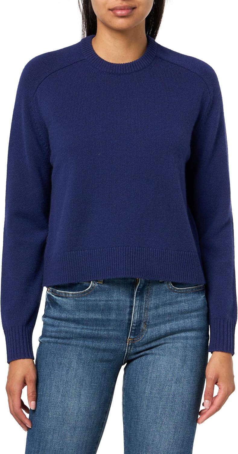 Theory Women's Cropped Crewneck Cashmere Sweater