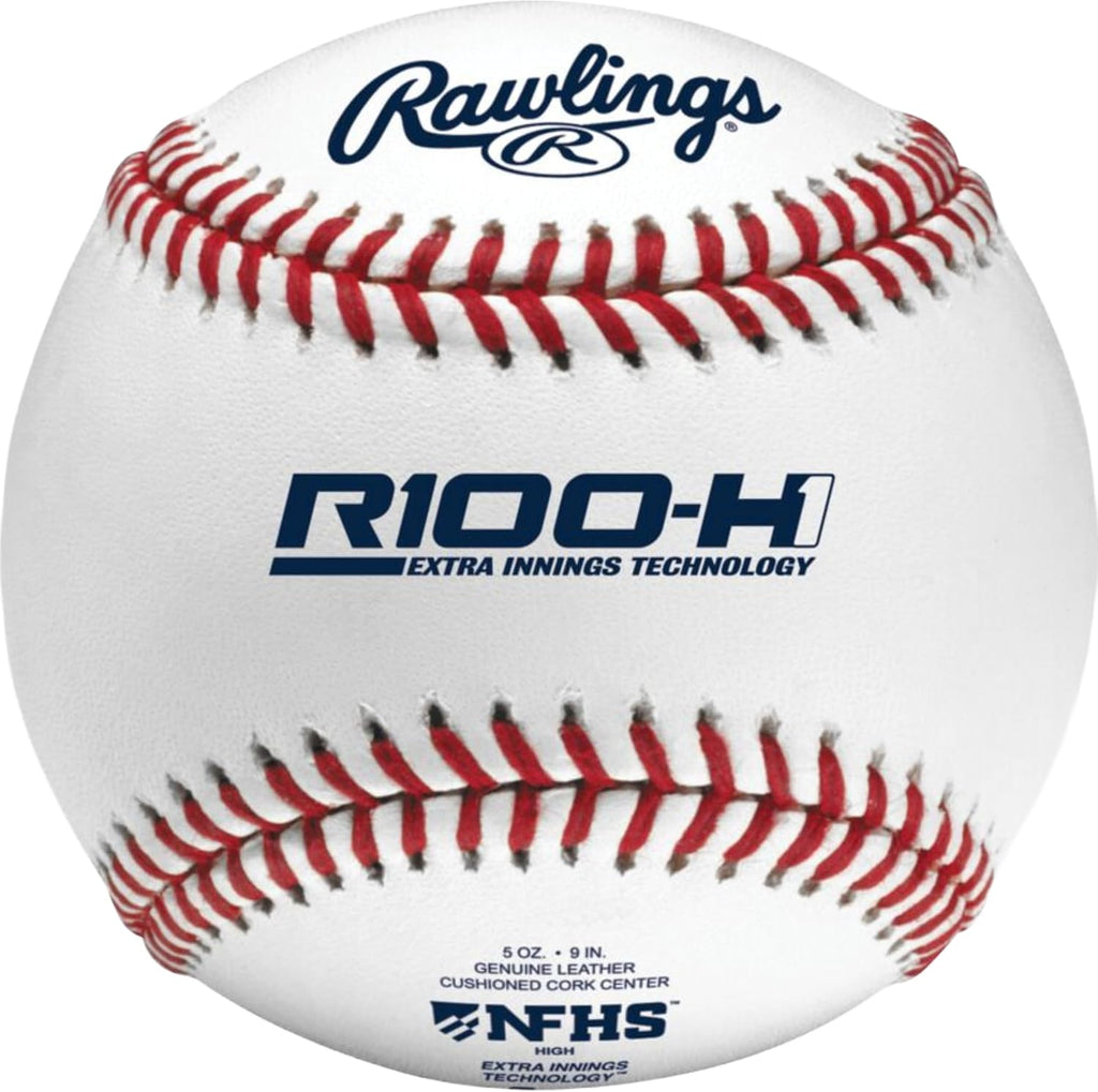 Rawlings | NFHS NOCSAE High School Baseballs | 12 Count | R100-H1 / R100-H2 / R100-H3 / RNF Options