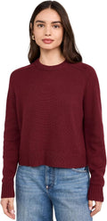 Theory Women's Cropped Cashmere Pullover Sweater