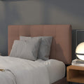 Flash Furniture Bedford Tufted Upholstered Twin Size Headboard in Camel Fabric