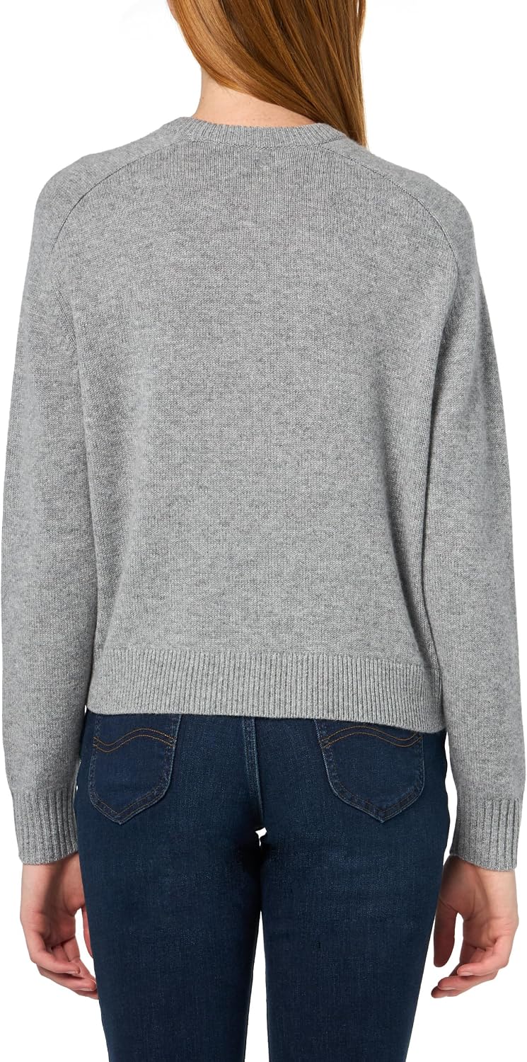 Theory Women's Cropped Crewneck Cashmere Sweater