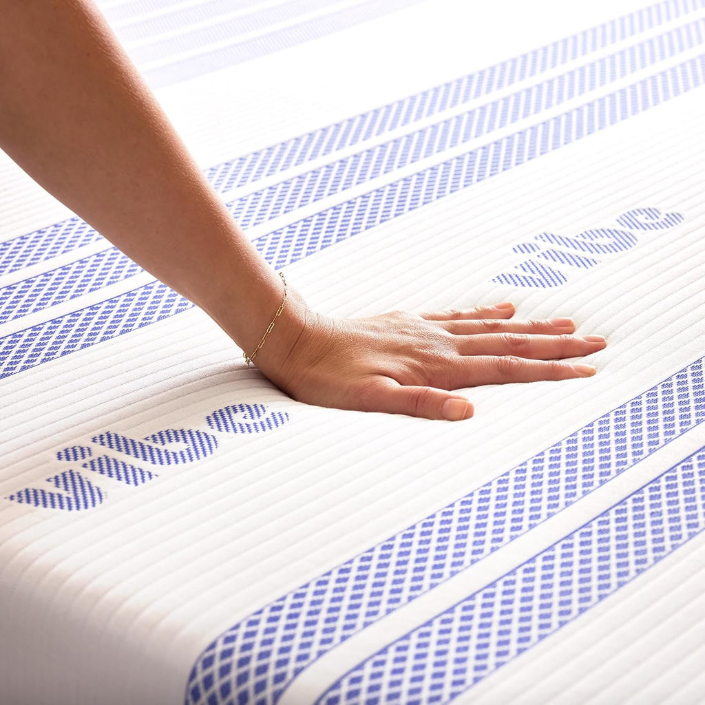 Vibe 12-Inch Gel Memory Foam Mattress - Cooling Gel - Pressure-Relieving Support - Medium-Firm Feel - CertiPUR-US Certified - Bed-in-a-Box - California King Size