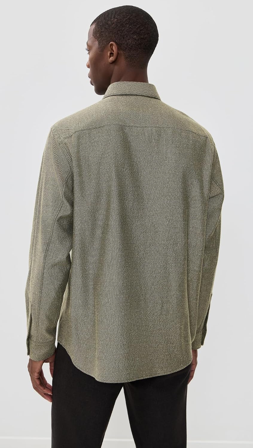 Theory Men's Weekend Shirt in Spun Flannel