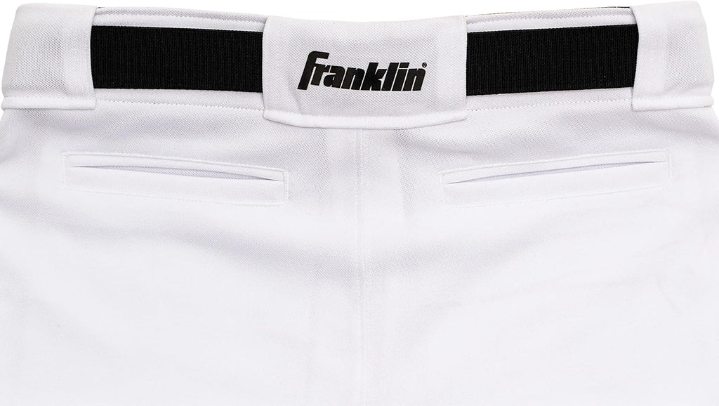 Franklin Sports Youth Baseball + Softball Pants - Knee High Pants for Boys + Girls Knicker Style with Belt Loop