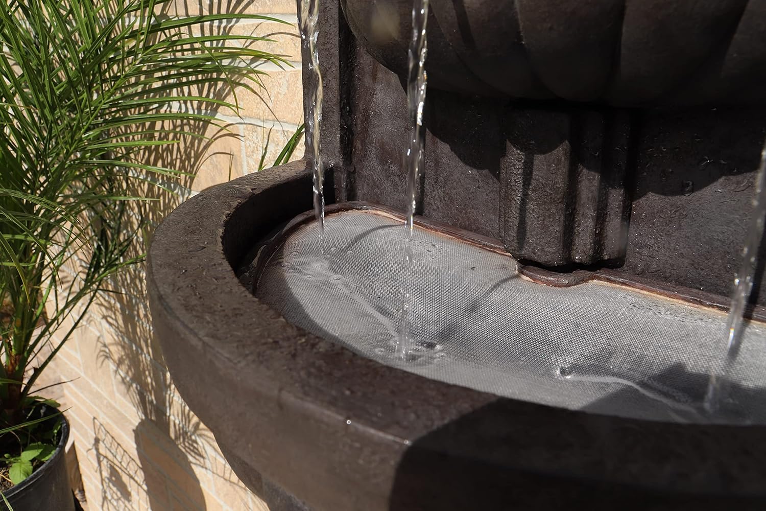 Kenroy Home San Pablo Indoor/ Outdoor Wall Fountain with Bronze Finish, Classic Style, 35' Height, 9' Width, 19.5' Depth