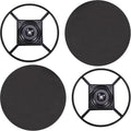 24 inch Swivel Base for Recliner Chair with 27.5 inch Pad, Couch Chair Replacement Parts 360 Degree Ball Bearing Rotating Ring Plate Kit Set of 2