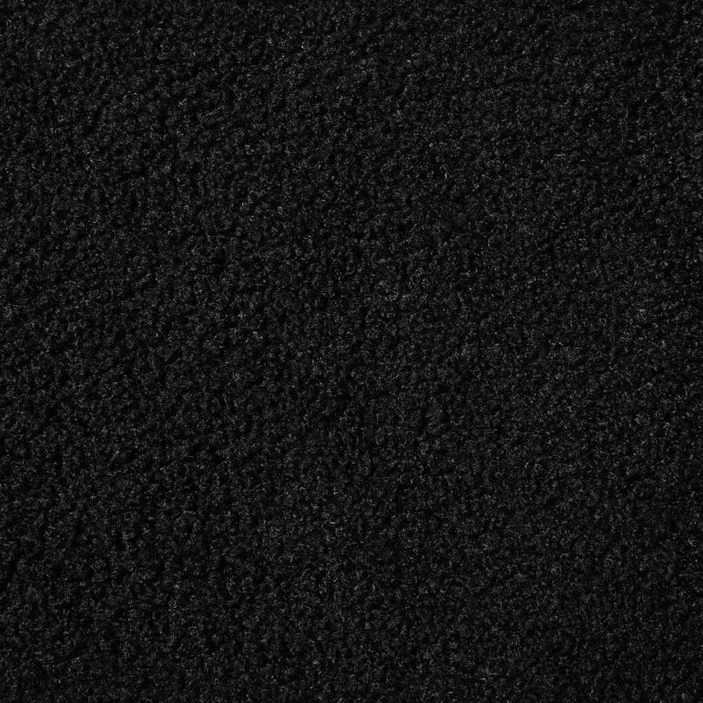 24KF Upholstered Soft Teddy Fabric King Headboard,Modern Wave-Like Top Edge CA King Size Headboard, 6033-K-Black