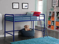 DHP Jett Junior Twin Metal Loft Bed, Navy