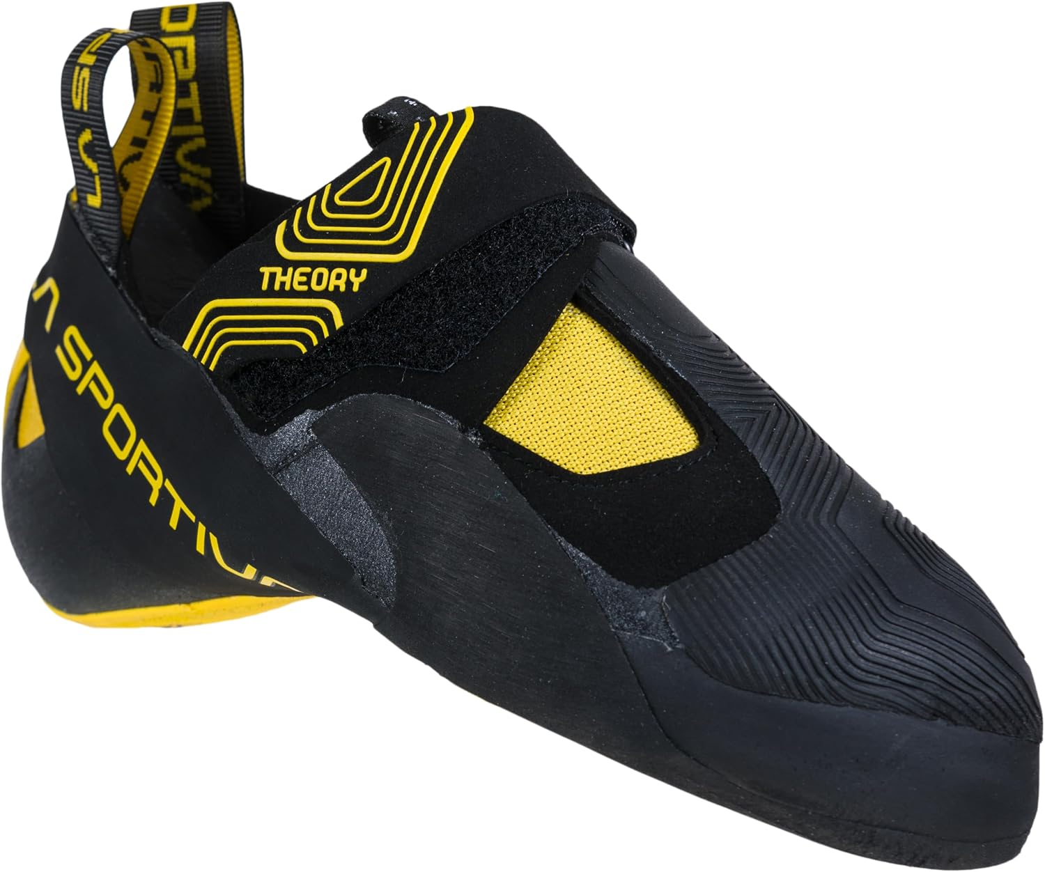 La Sportiva Mens Theory Performance Rock Climbing Shoes, Yellow/Black, 10