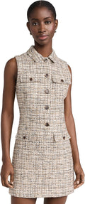 Theory Women's Sleeveless Military Mini Dress