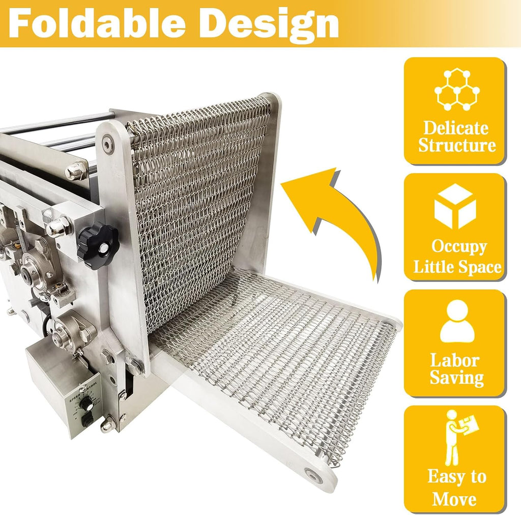 TECHTONGDA Electric Tortilla Press 4-5/8' Commercial Tortilla Tacos Maker Automatic Mexico Corn Tortilla Making Machine Heavy Duty Chapatti Machine 1500-2000pcs/h