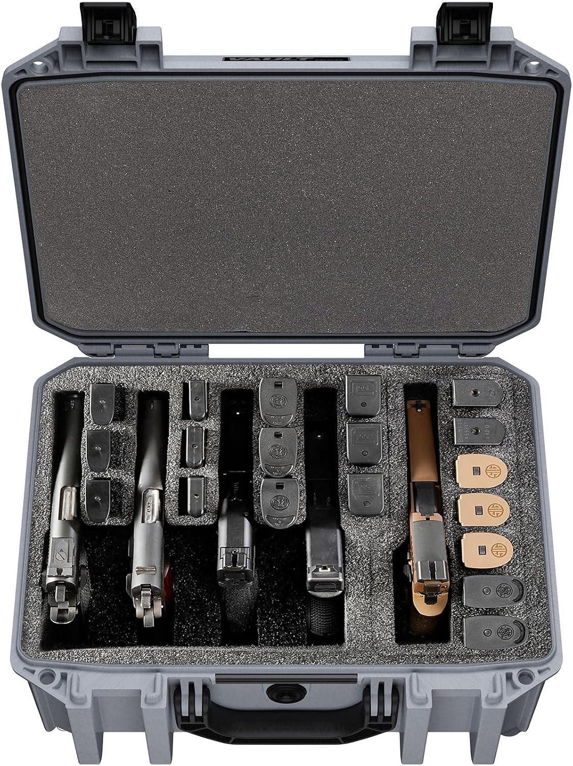 Pelican Vault Multi-Pistol Custom Cut Foam Case (From the Custom Case Center)