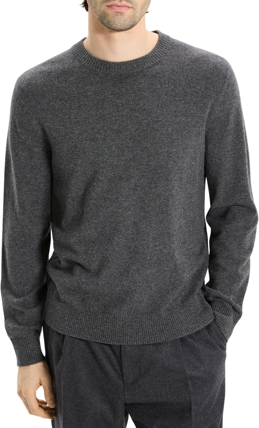 Theory Men's Hilles Crew Neck Sweater in Cashmere