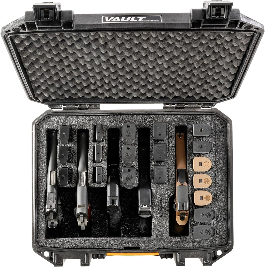 Pelican Vault Multi-Pistol Custom Cut Foam Case (From the Custom Case Center)