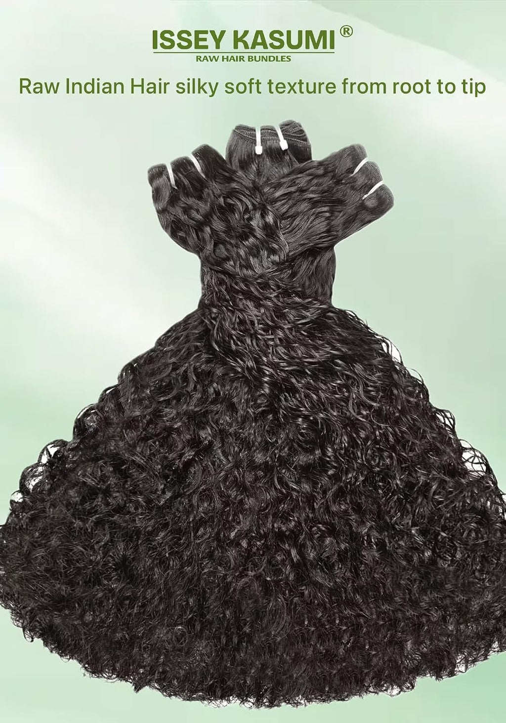 Water Wave Bundles Human Hair,Unprocessed Indian Raw Hair 3 Curly Bundles(14 14 14 Inch),Triple The Lifespan Over Regular Virgin Hair,No Tangle,No Shedding,Keep Soft and Silky After Multiple Washes