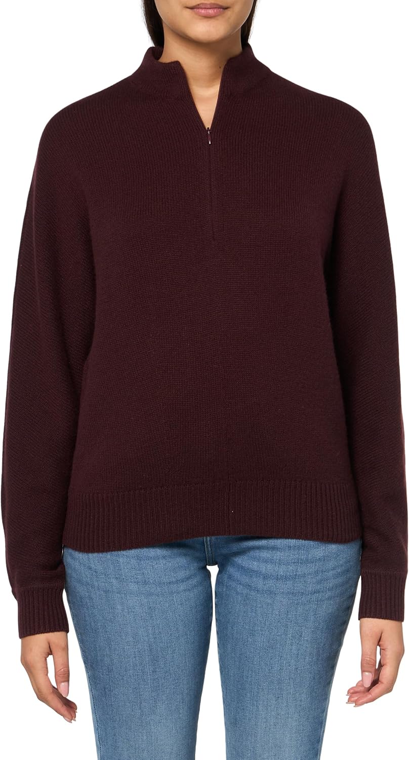 Theory Women's Shaped Half-Zip Cashmere Sweater