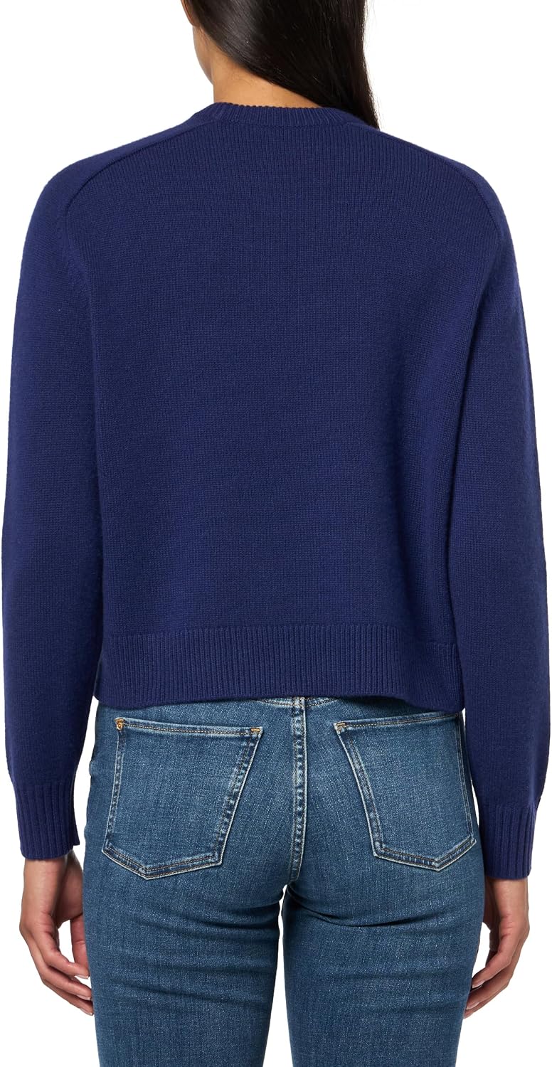 Theory Women's Cropped Crewneck Cashmere Sweater