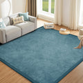 Baby Play Mat for Floor Nursery Rug Muscle Mat Area Rug Playroom Rug 79'x110' Playpen Mat Memory Foam 1.3' Thick Crawling Mat for Babies,Toddlers, Infants, Kids,Indigo