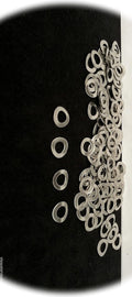 1/4' inch & 5/16' & 3/8' 18-8 Stainless Steel Wave/Spring Washers 100 of Each Size Hardware Fastener Kit Set RV7678S