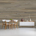 TIMBERCHiC 100% Reclaimed Wood Wall Planks - Made in USA - Peel-and-Stick Panels for Interior Decor - DIY Accent Wall Panels, Driftwood (3' x 20 Sq Ft)