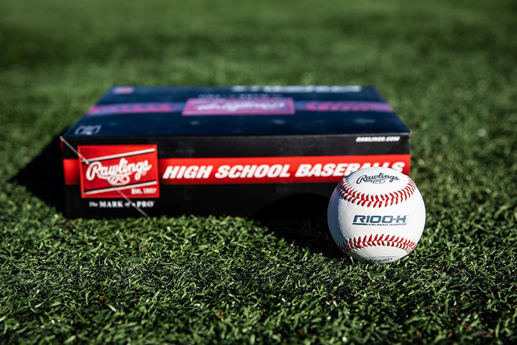 Rawlings | NFHS NOCSAE High School Baseballs | 12 Count | R100-H1 / R100-H2 / R100-H3 / RNF Options