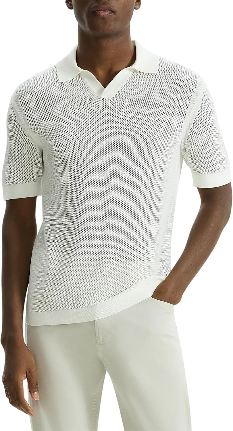 Theory Men's Cairn Short Sleeve Shirt in Cotton