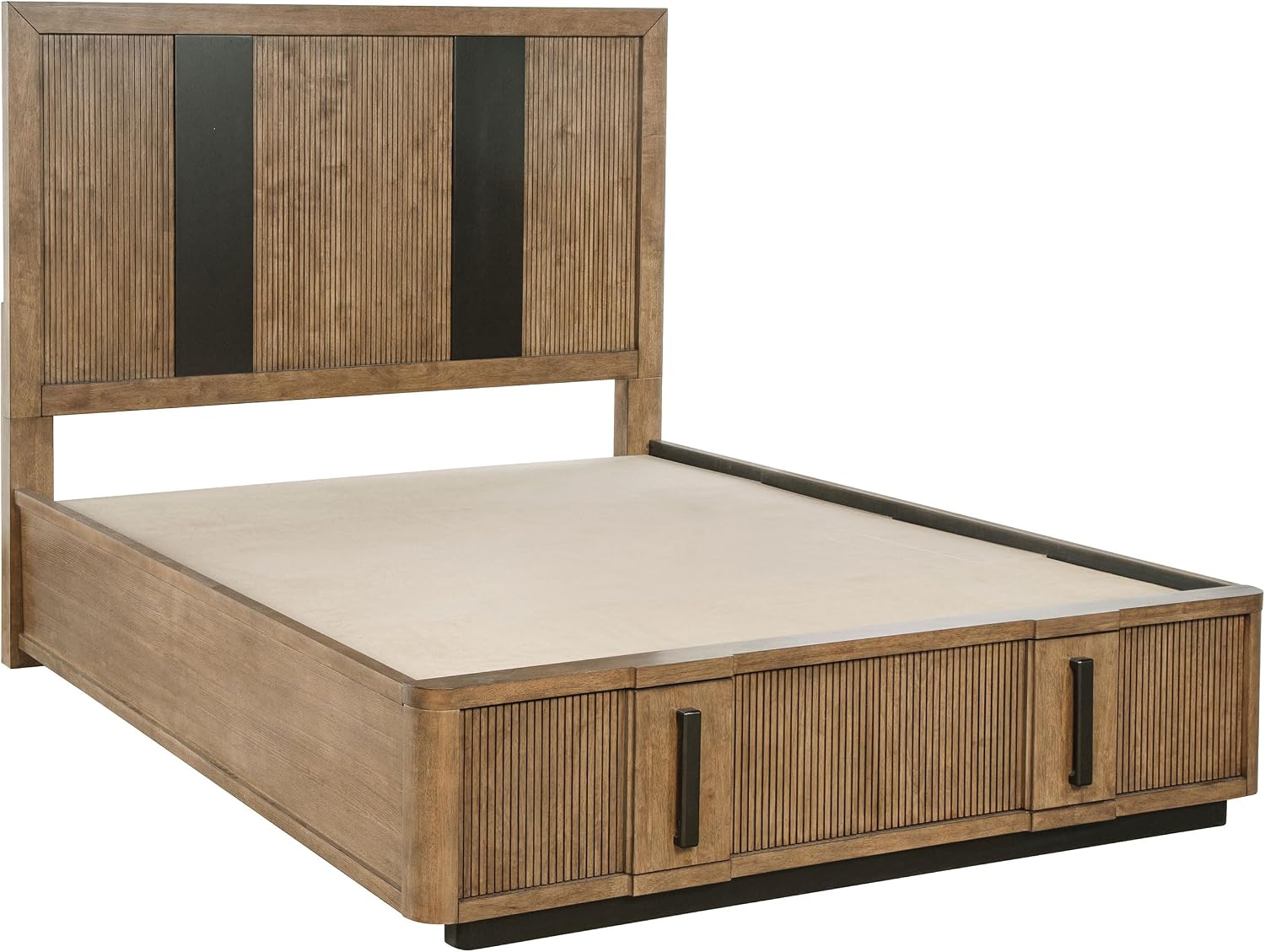 Coaster Home Furnishings Terrace Transitional 5-Piece Bedroom Set Queen Size Storage Panel Bed Frame 58-inch Headboard Ash Brown 224900Q-S5