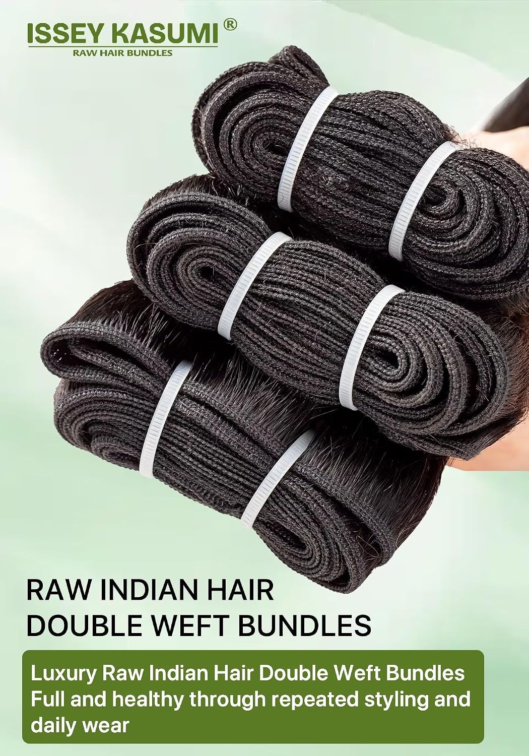 Deep Wave Bundles Human Hair,100 Unprocessed Indian Raw Hair 3 Curly Bundles(14 14 14 Inch),Triple The Lifespan Over Regular Virgin Hair,No Tangle,No Shedding,Keep Soft and Silky After Multiple Washes