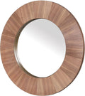 SAFAVIEH Couture Collection - Netta Black Wood Round Mirror