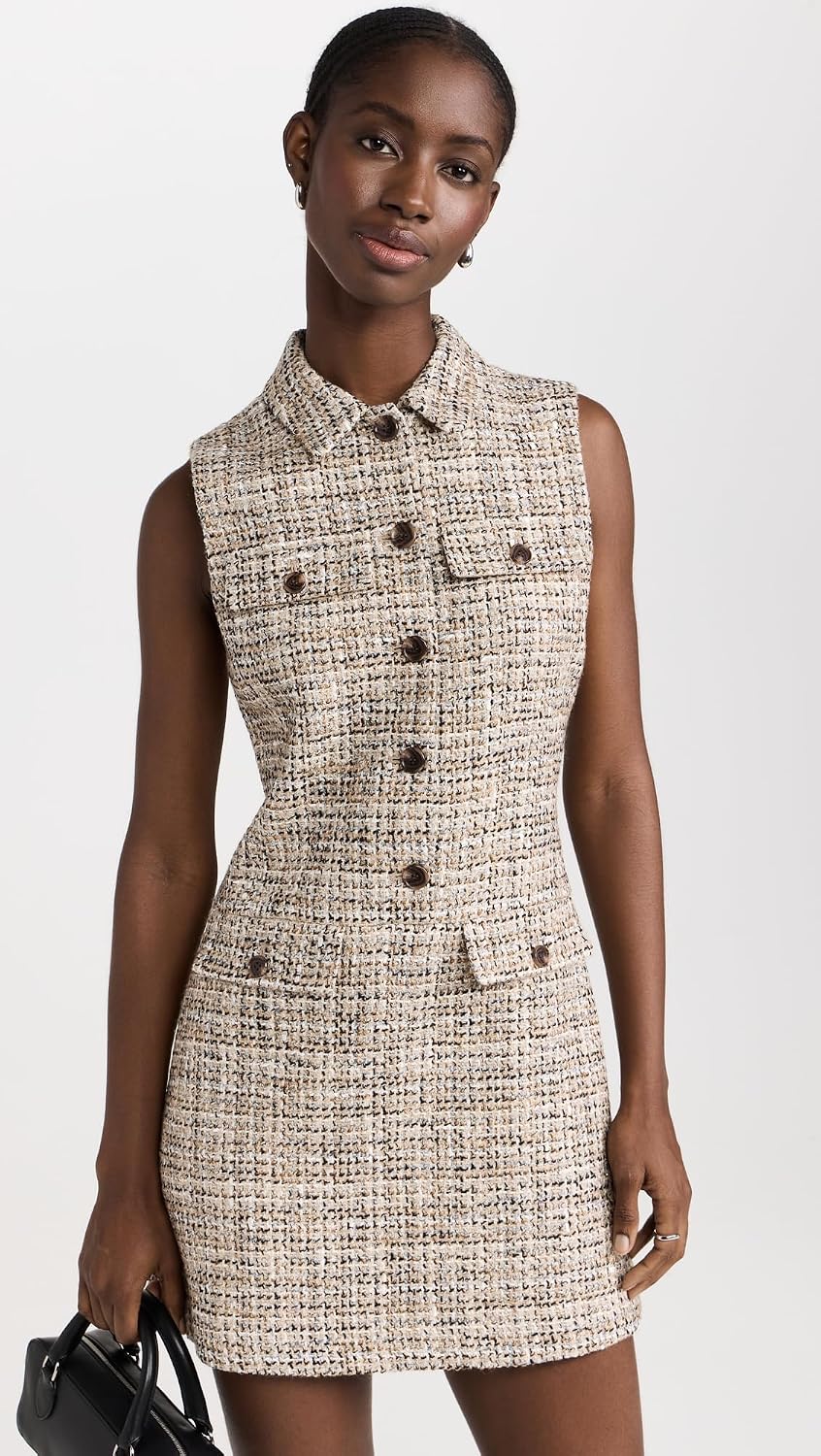 Theory Women's Sleeveless Military Mini Dress