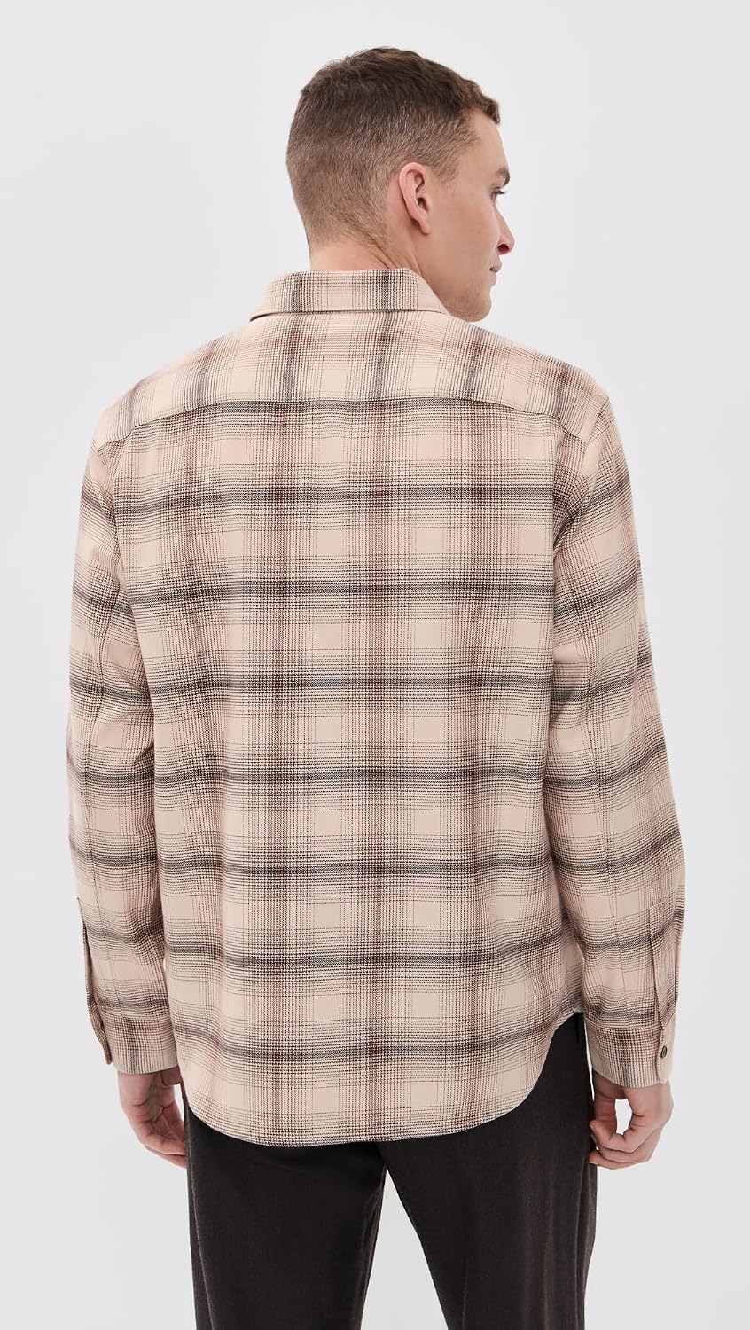 Theory Men's Faded Check Weekend Shirt
