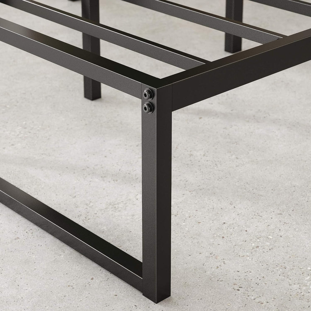 Zinus Lorelei 14 Inch Platforma Bed Frame/Mattress Foundation/No Box Spring Needed/Steel Slat Support, Full, Black (OLB-SMPB-14F)
