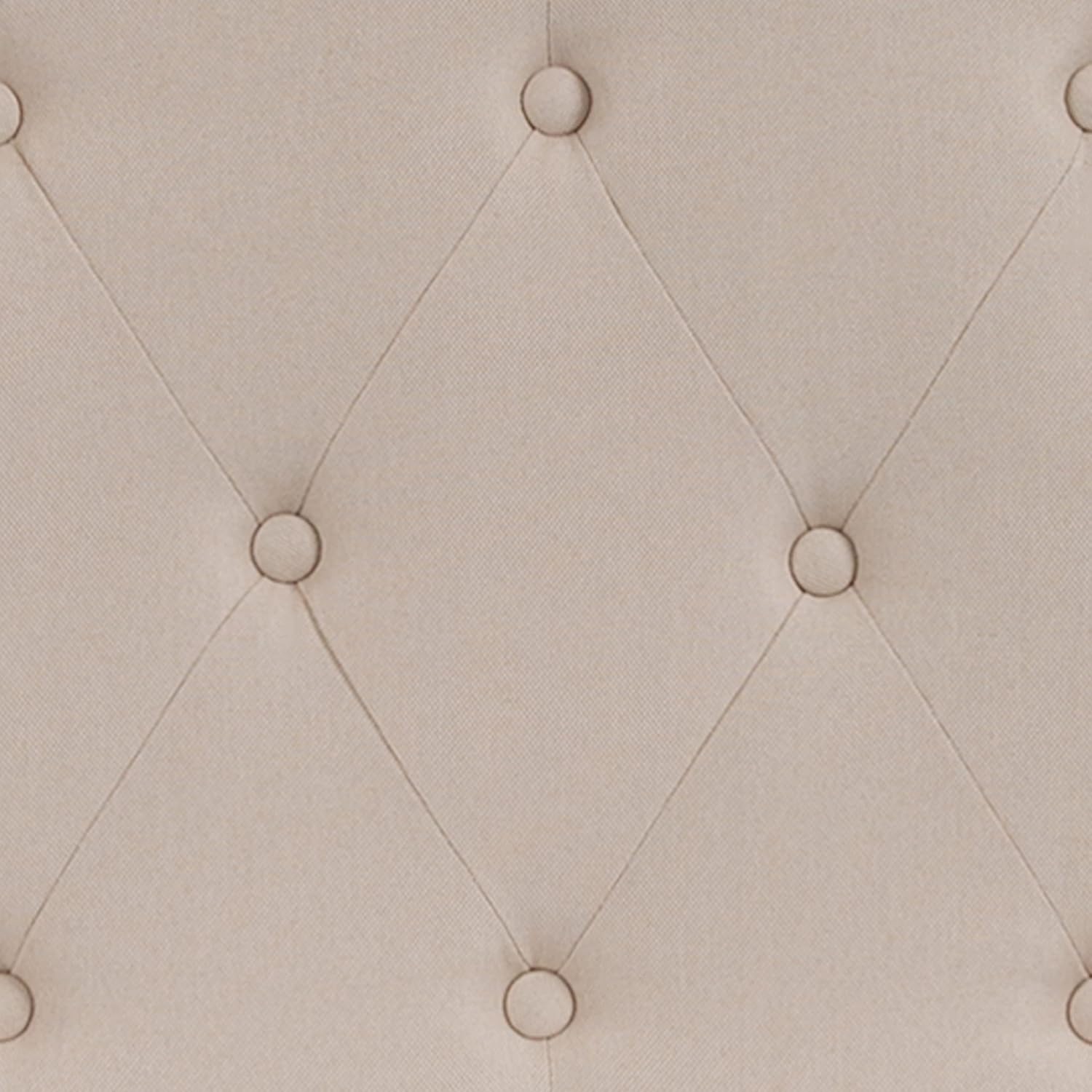 Flash Furniture Cambridge Button Tufted and Diamond Stitched Upholstered Full Size Headboard in Beige Fabric