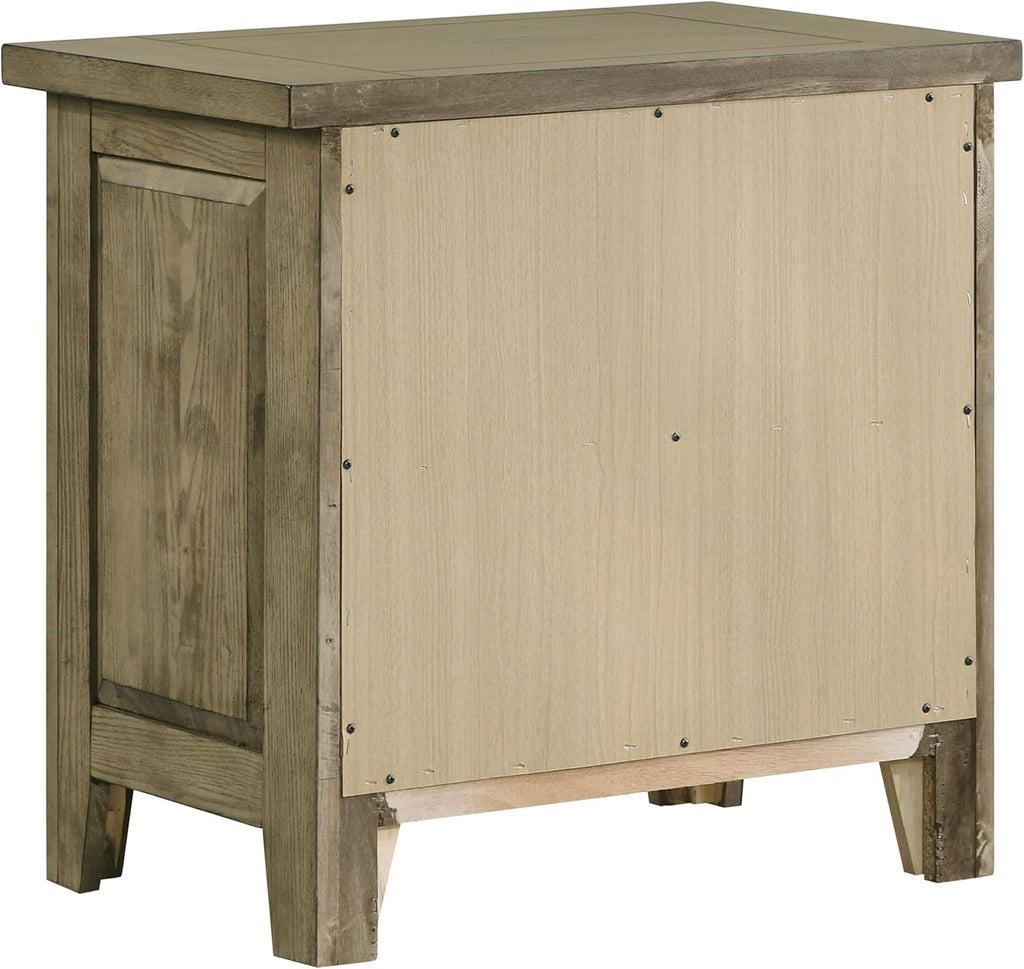 Coaster Home Furnishings - Hazlewood - Wood - 5-Piece Bedroom Set with Storage Bed, Rustic Style, Oak Grain and Round Knobs - Bedroom - Eastern King Size - Vineyard Oak - 207530KE-S5