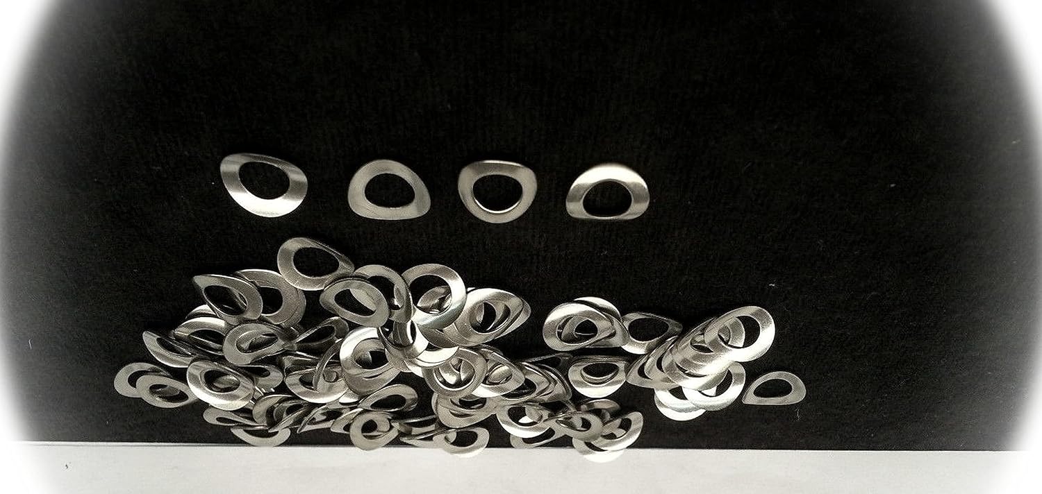 1/4' inch & 5/16' & 3/8' Stainless Steel Wave/Spring Washers 100 of Each Size D137A Multi-Purpose Comprehensive Hardware Fastener Assortment Kit Cit02321Riv