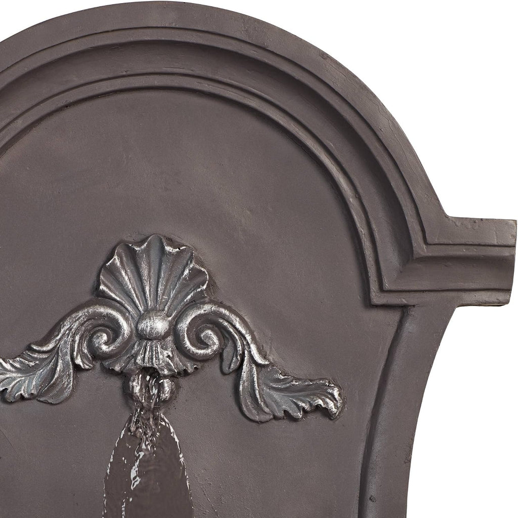 San Pablo Ornate 33' High Large Italian Indoor Outdoor Decor Gray Resin Wall Fountain Tiered Waterfall Basin Water Feature for Outside Garden Patio Yard Backyard Porch Deck - John Timberland