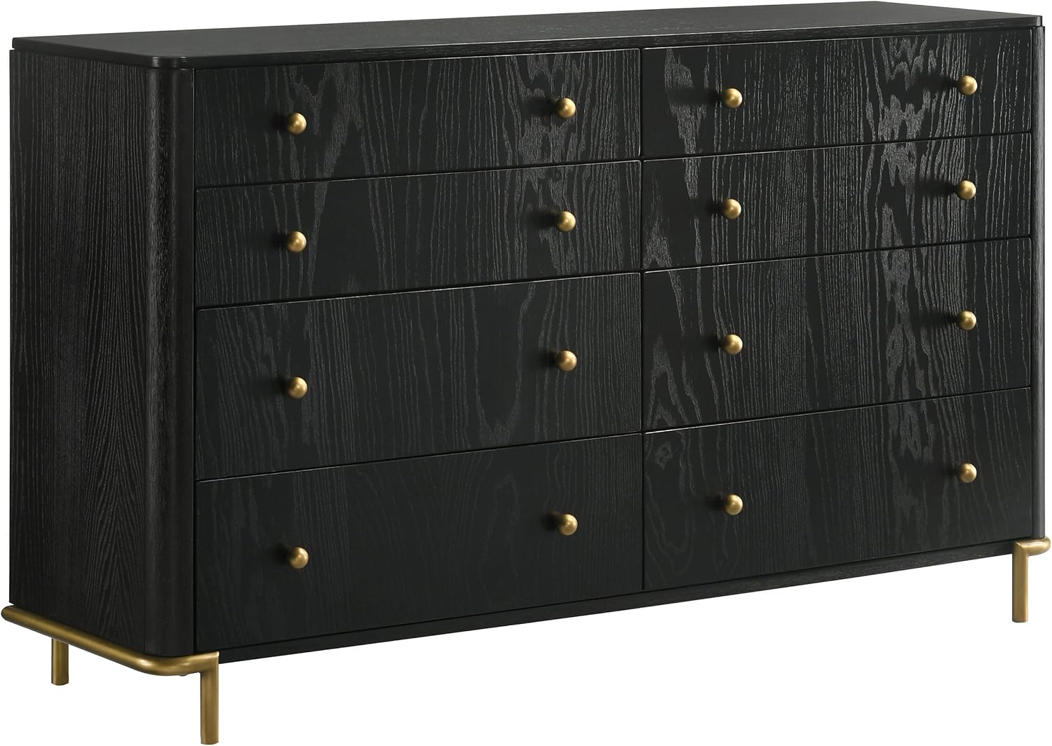 Coaster Home Furnishings Arini Coastal 4-Piece Bedroom Set Natural Cane Eastern King Size Panel Bed Frame 56-inch Headboard Black and Natural 224330KE-S4