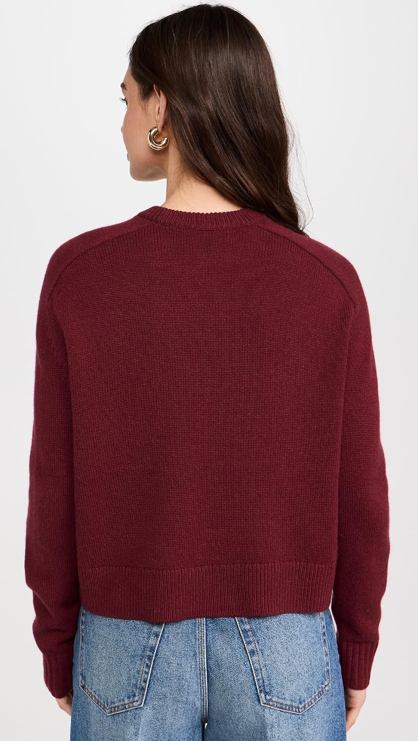 Theory Women's Cropped Cashmere Pullover Sweater